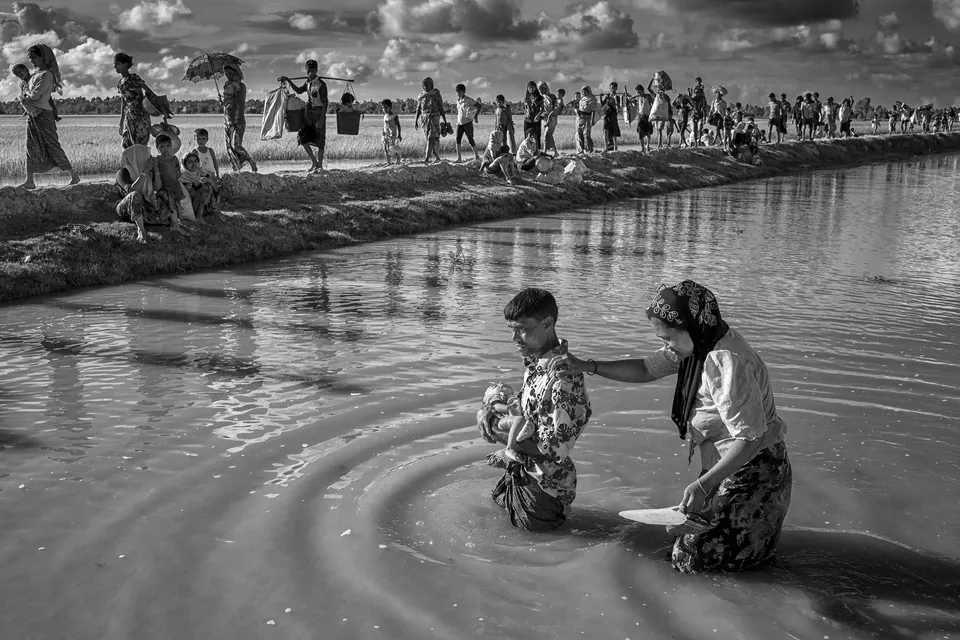 Rohingya Children, by K M Asad