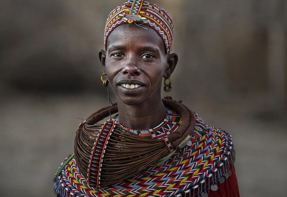 Portrait of a Samburu Woman, by Joxe Inazio Kuesta Garmendia